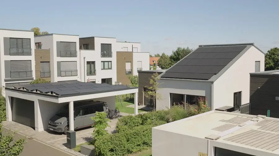 Familie Bärwinkel in Erfurt: Haus mit Solaranlage