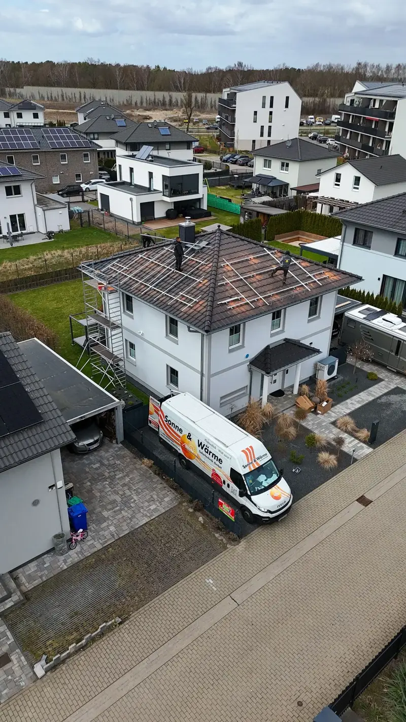 Familie Kräuter: 12 kWp vor den Toren Berlins